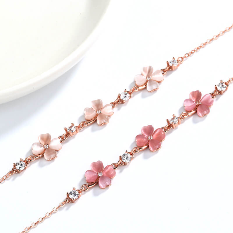 Fashion Jewelry Opal Bracelets For Women | Elegant Opal Chain Bracelet