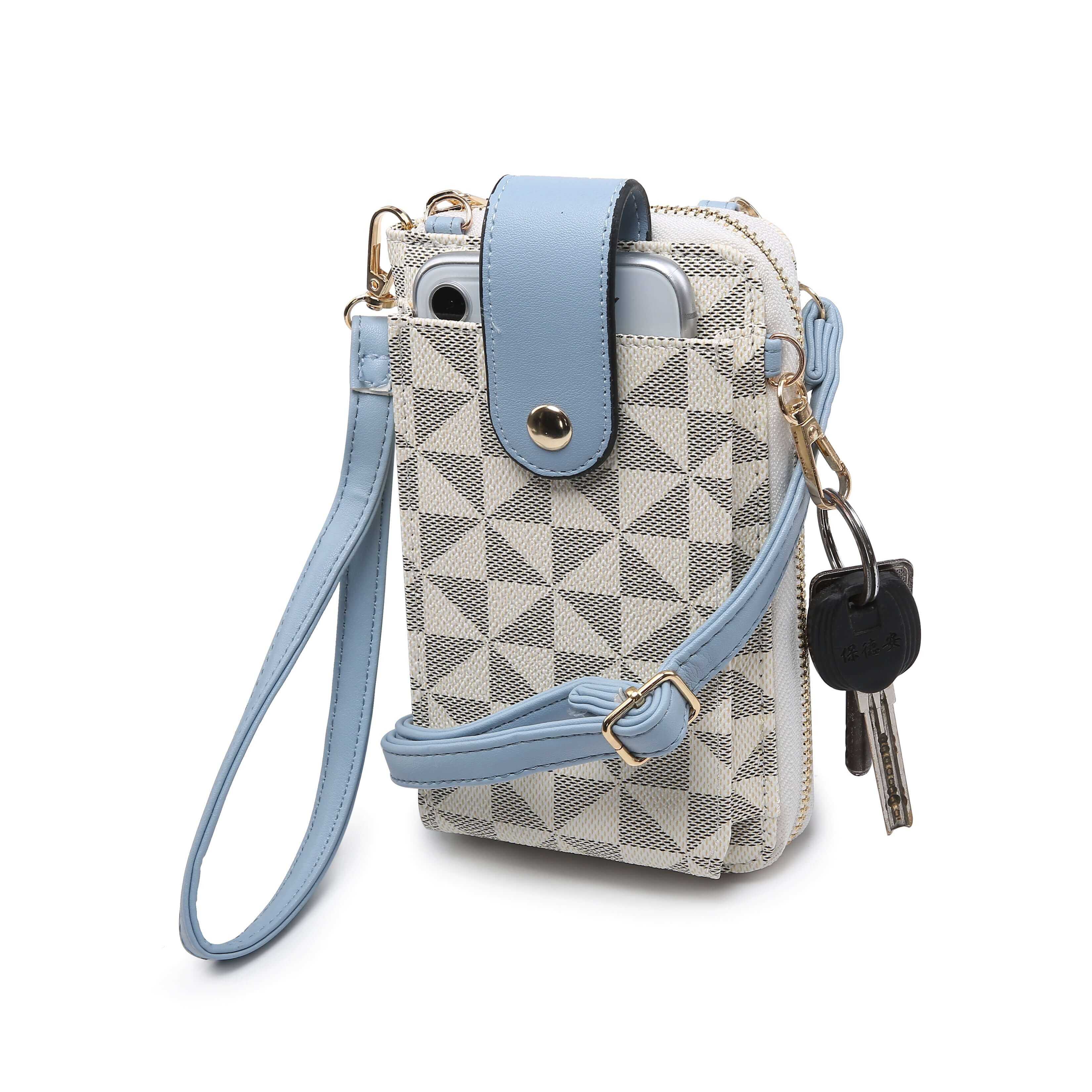 Faux Leather Crossbody Bag With Zipper | Designer Style Crossbody