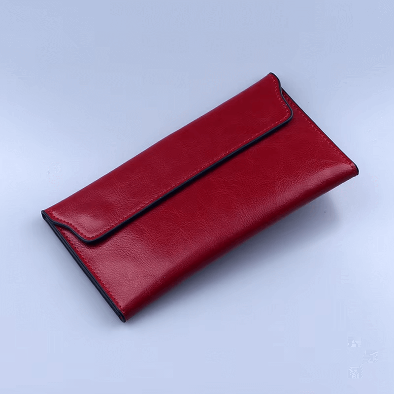 Genuine Cowhide Wallet For Women  Cowhide Clutch Wallet Ladies