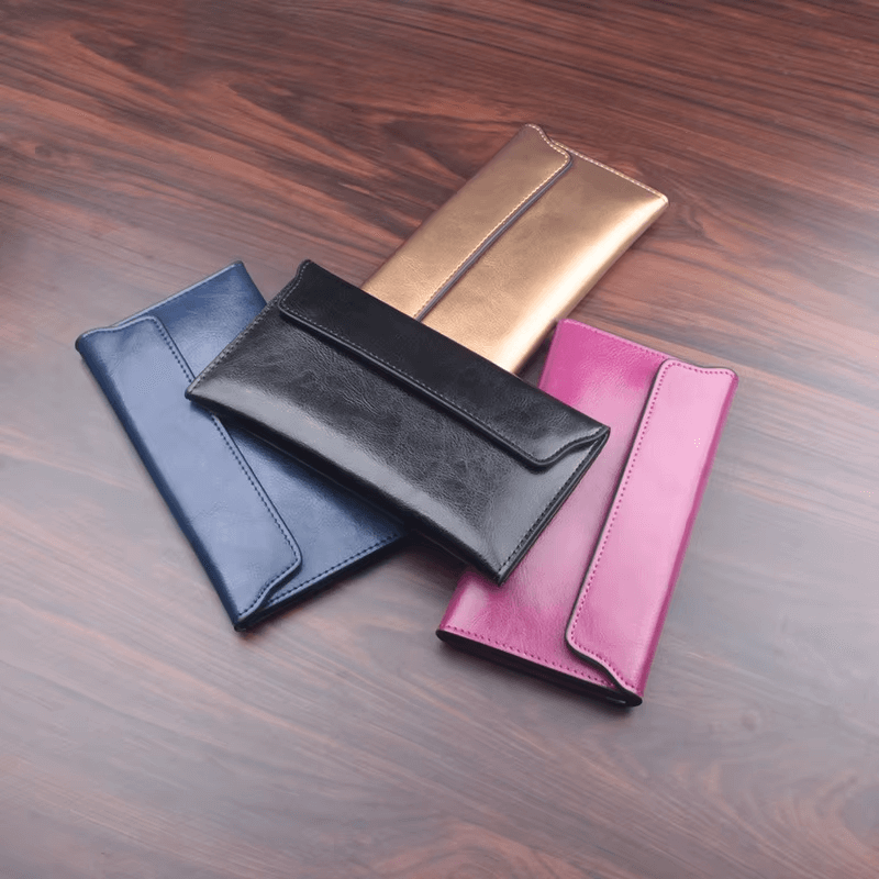 Genuine Cowhide Wallet For Women  Cowhide Clutch Wallet Ladies