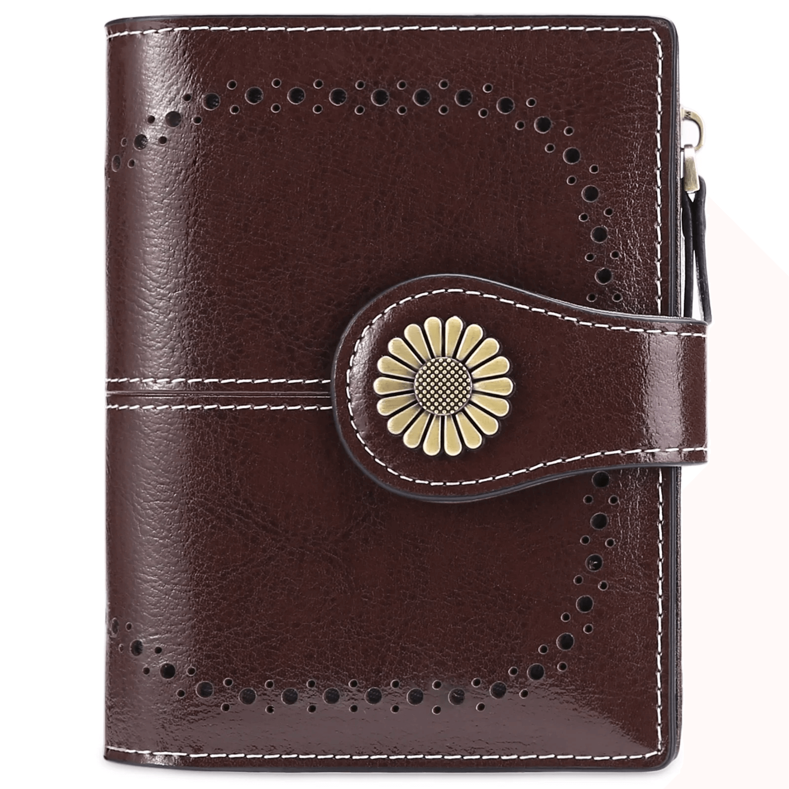 Genuine Leather Wallet For Women  Slim Wallet With Multiple Card Slots