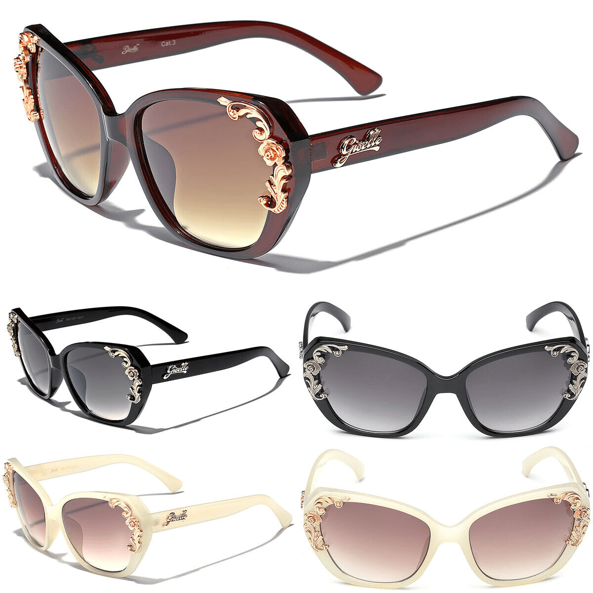 Giselle Retro Cat Eye Sunglasses For Women | Vintage Cat Eye Eyewear