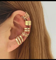 6pc Vintage (Gold/Silver) Ear Cuffs