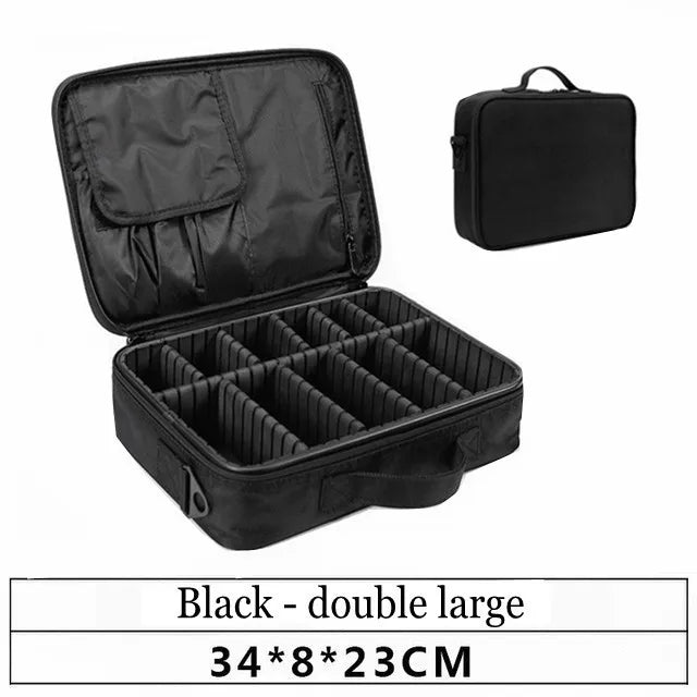 Trends Brand Cosmetic Case Suitcases Multi-storey Large Professional Makeup Bag Women Beauty Storage Organizer Cosmetic Bag