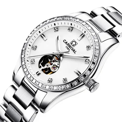 Switzerland Carnival Women Watches Luxury Brand ladies Automatic Mechanical Watch Women Waterproof relogio feminino 8685L-6