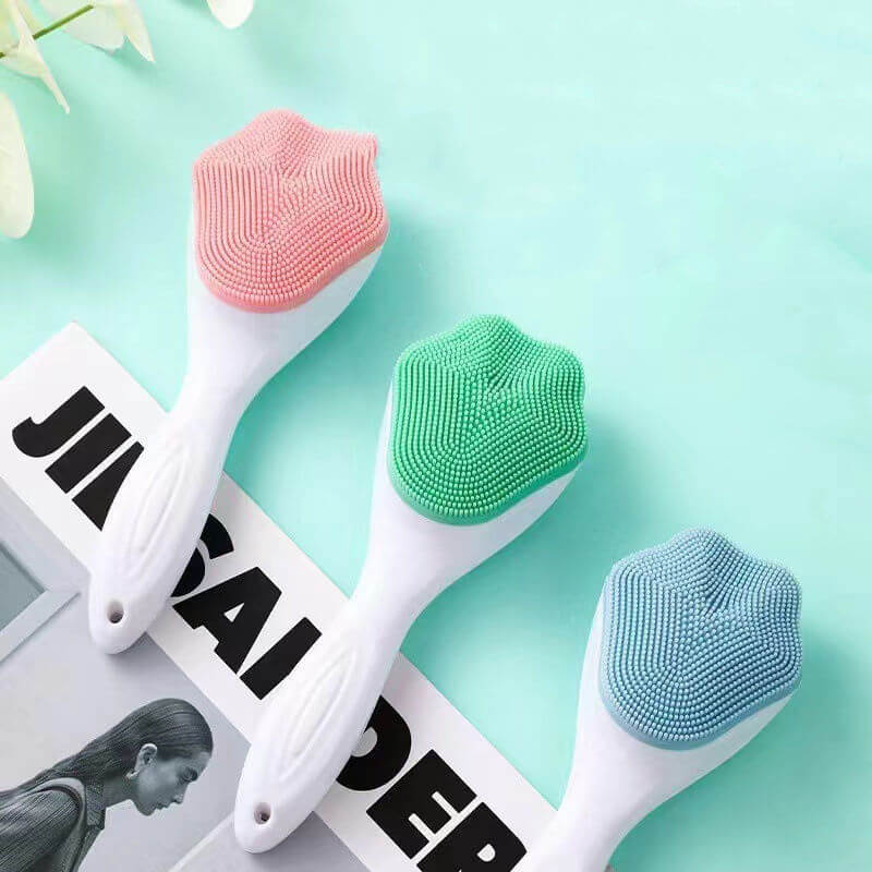 Handheld Facial Exfoliator For Deep Cleansing | Silicone Face Brush