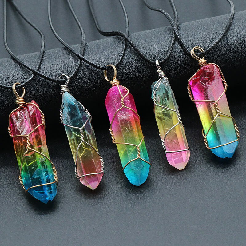 Hot Selling Tree of Life Crystal Necklace | Stone Crystal Necklace