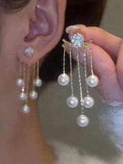 Rhinestone and Pearl Earring Jackets