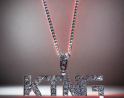 Crown KING Pendant Necklace,