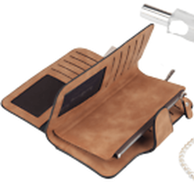 Large Leather Card Holder Wallet For Women  Genuine Leather Wallet