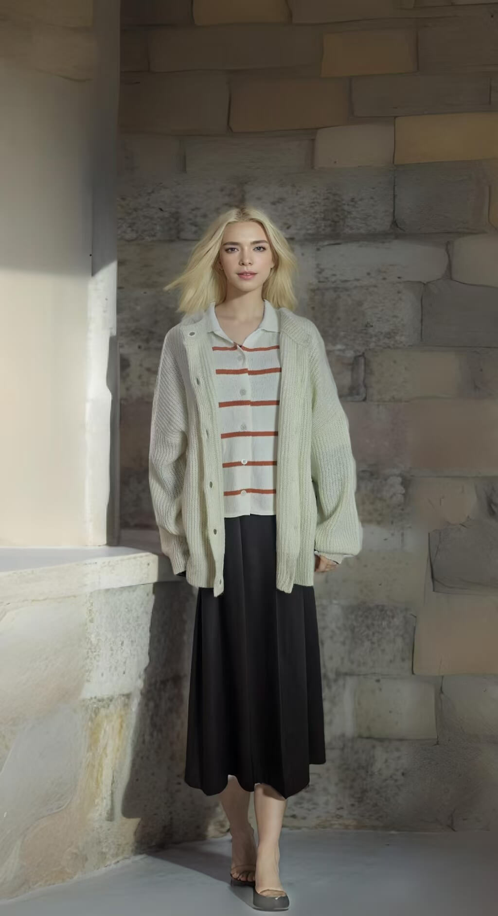 Long Faux Cashmere Cardigan | Cozy Winter Faux Cashmere Cardigan