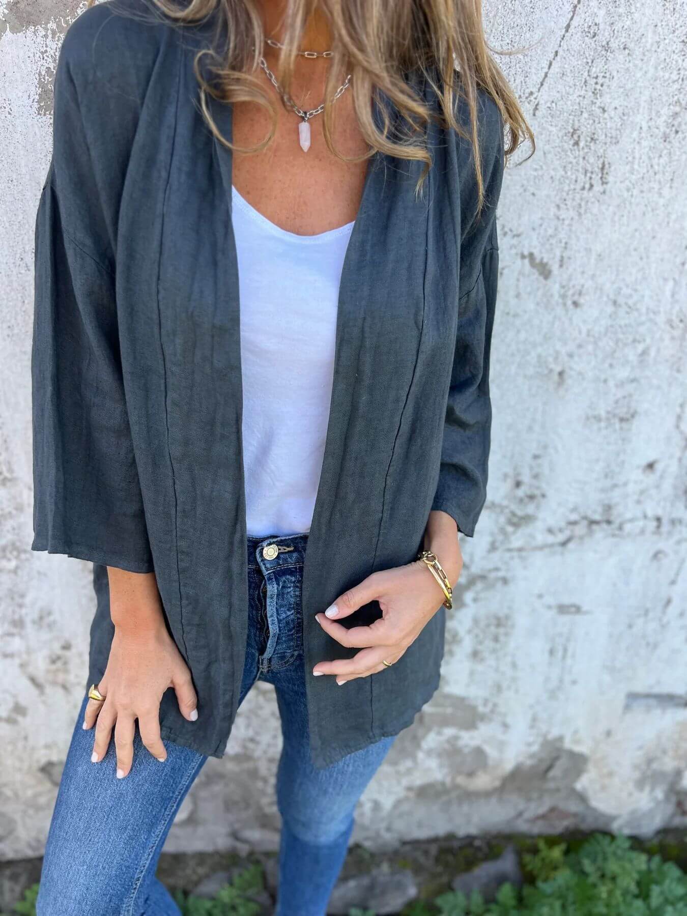 Loose Pockets Cardigan |  Casual Lightweight Cardigan For Women