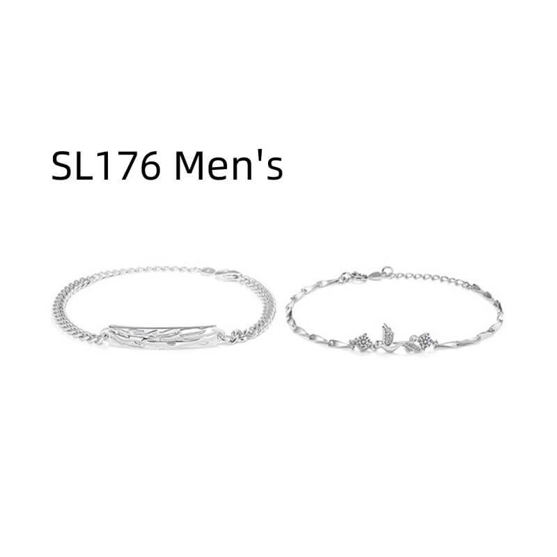 Love Birds Couple Bracelet | Diamond Couples bracelet