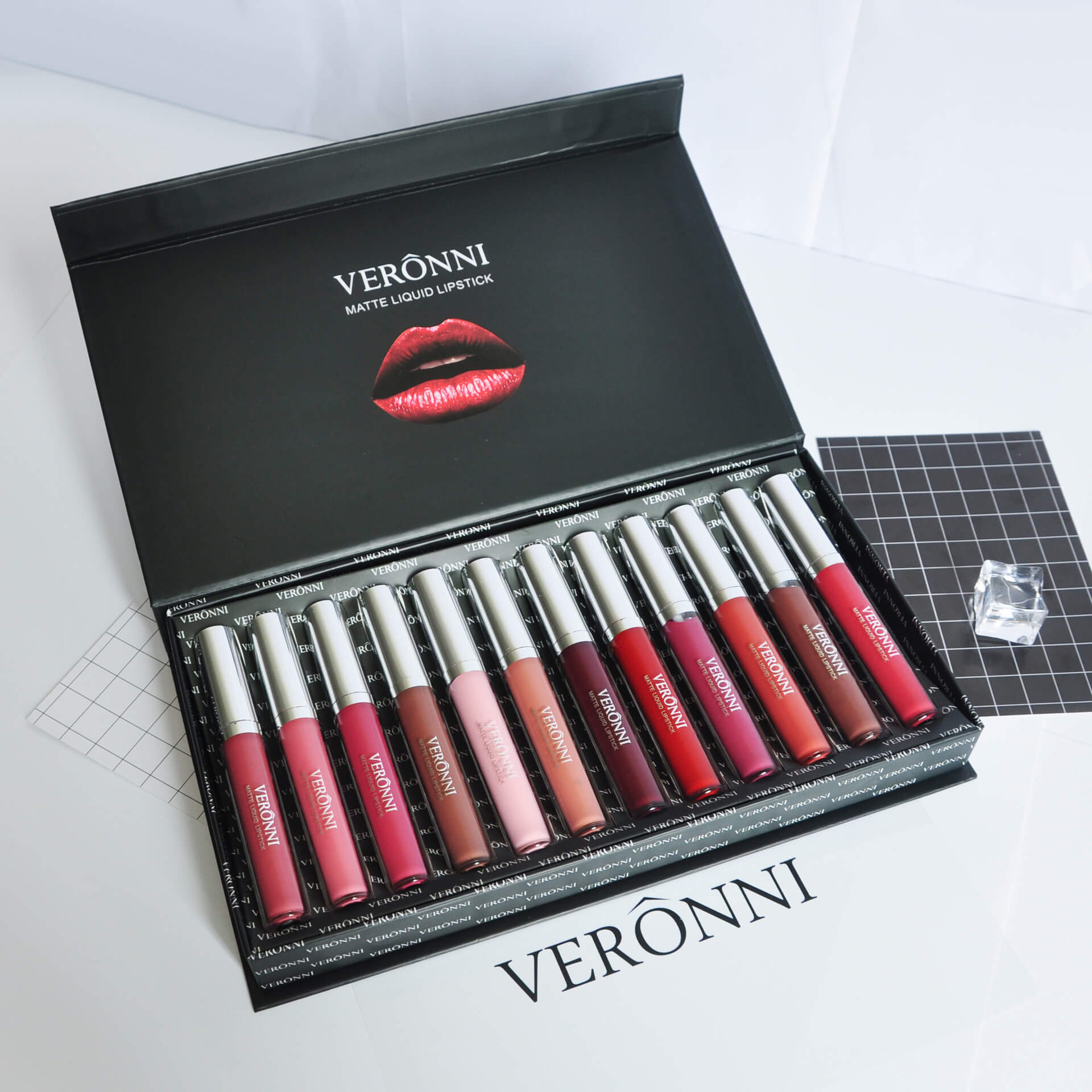 Luxury 12 Lipstick Gift Box Set | Waterproof Lipstick Set For Women