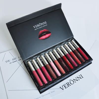 Luxury 12 Lipstick Gift Box Set | Waterproof Lipstick Set For Women