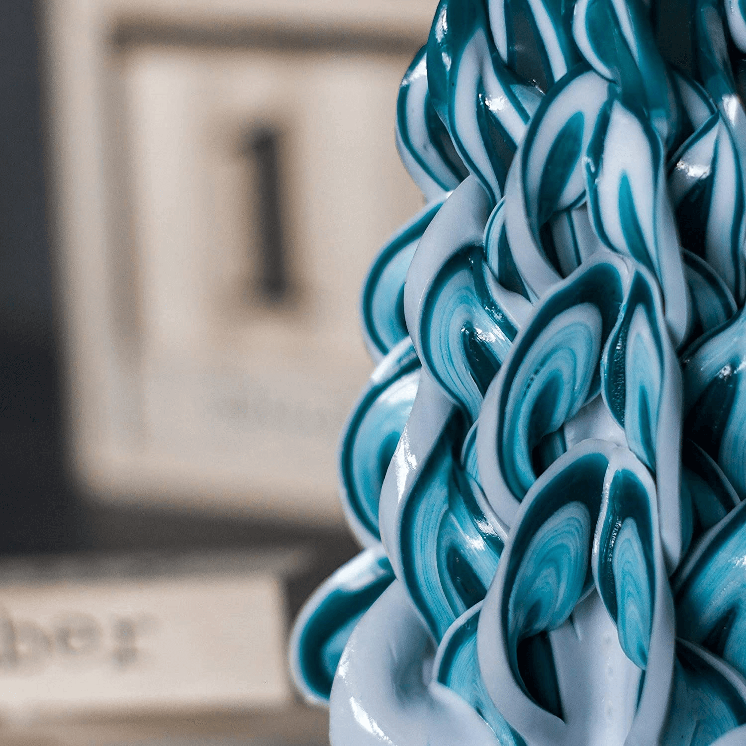 Luxury Decorative Candles | Carved Christmas Candles 5 Inches