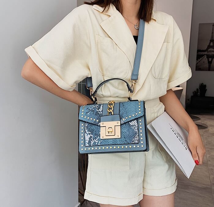 Luxury Alligator Leather Shoulder Bag  Premium Women’s Bags