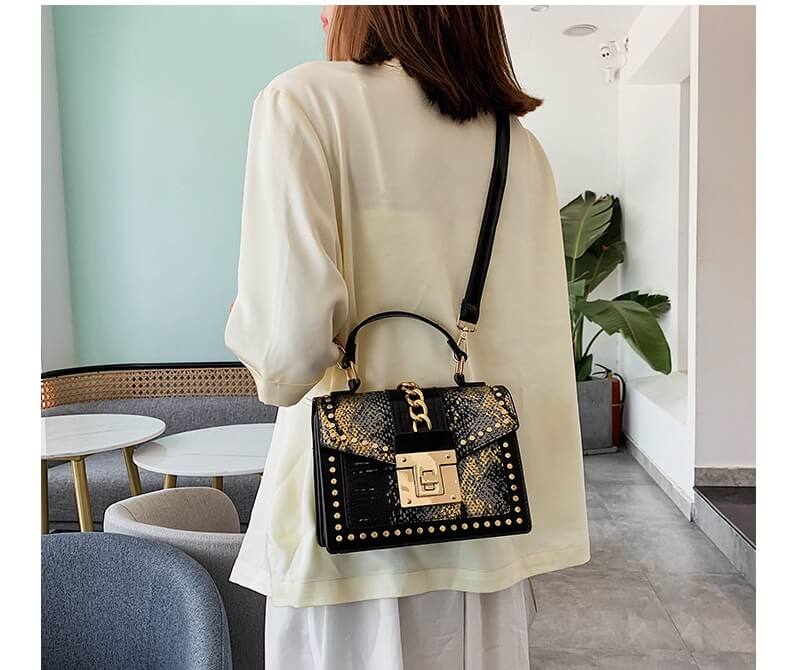 Luxury Alligator Leather Shoulder Bag  Premium Women’s Bags
