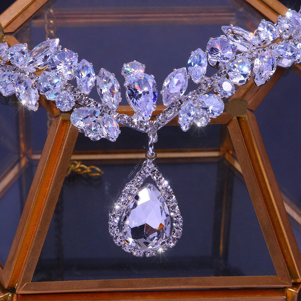 Luxury Zircon Bridal Headband For Women | Bridal Head Chain