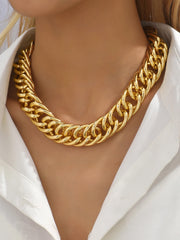 Gold Plated Chain Necklace