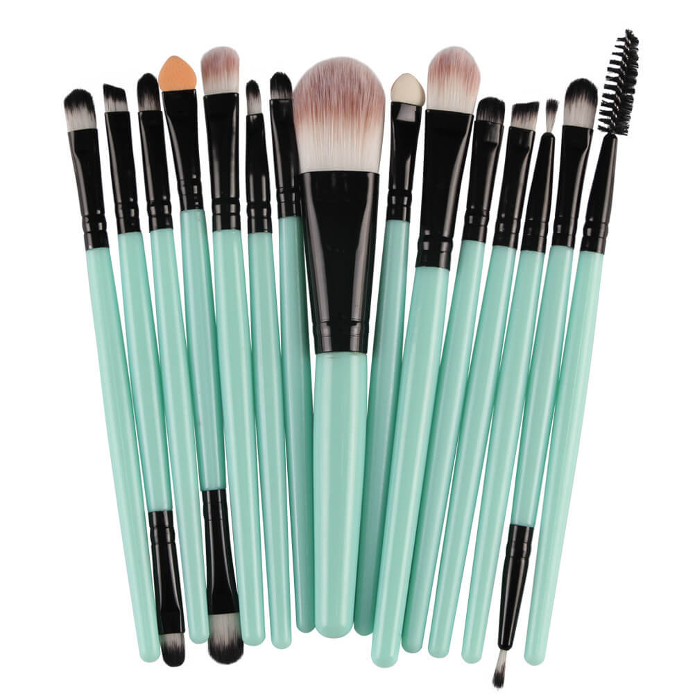 Makeup Brushes Smooth Blending Set Of 15  | Makeup Brush Set 15 Pcs