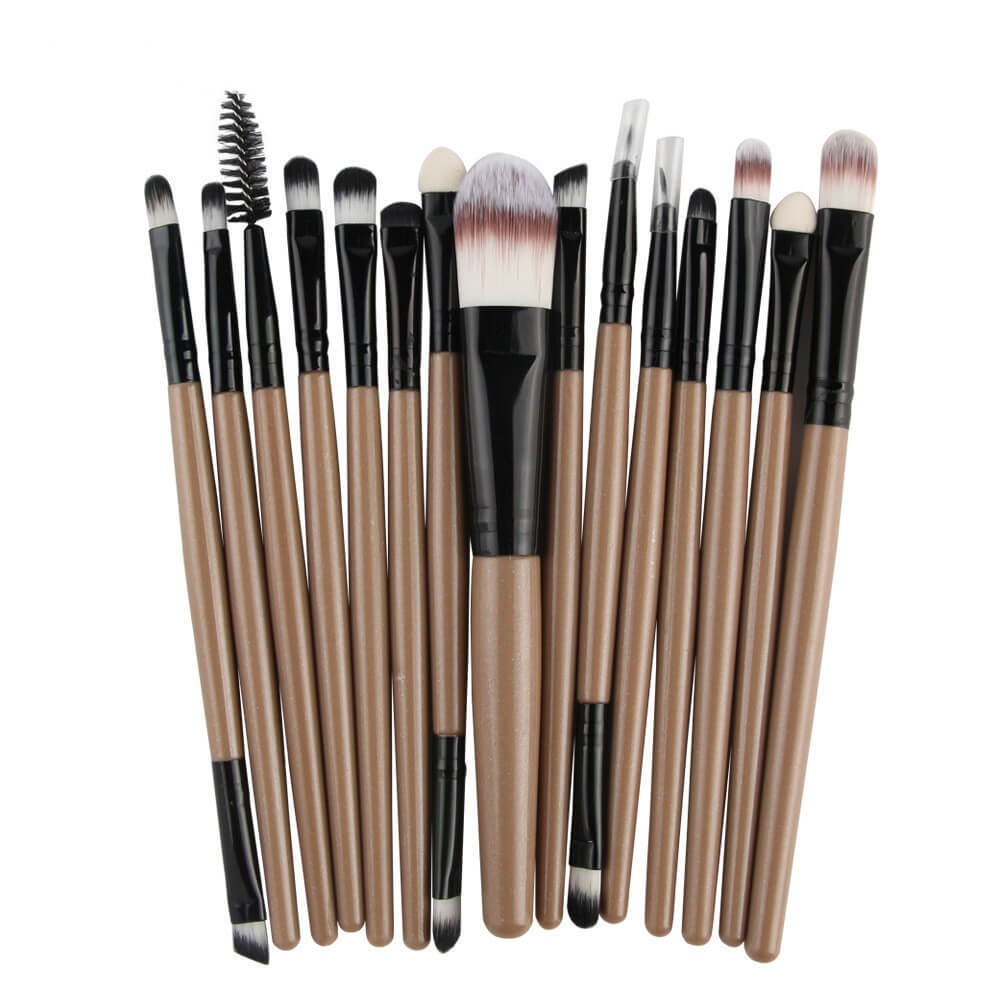 Makeup Brushes Smooth Blending Set Of 15  | Makeup Brush Set 15 Pcs