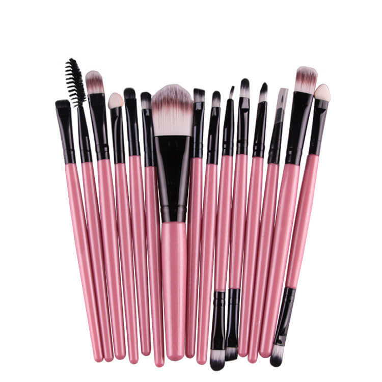 Makeup Brushes Smooth Blending Set Of 15  | Makeup Brush Set 15 Pcs