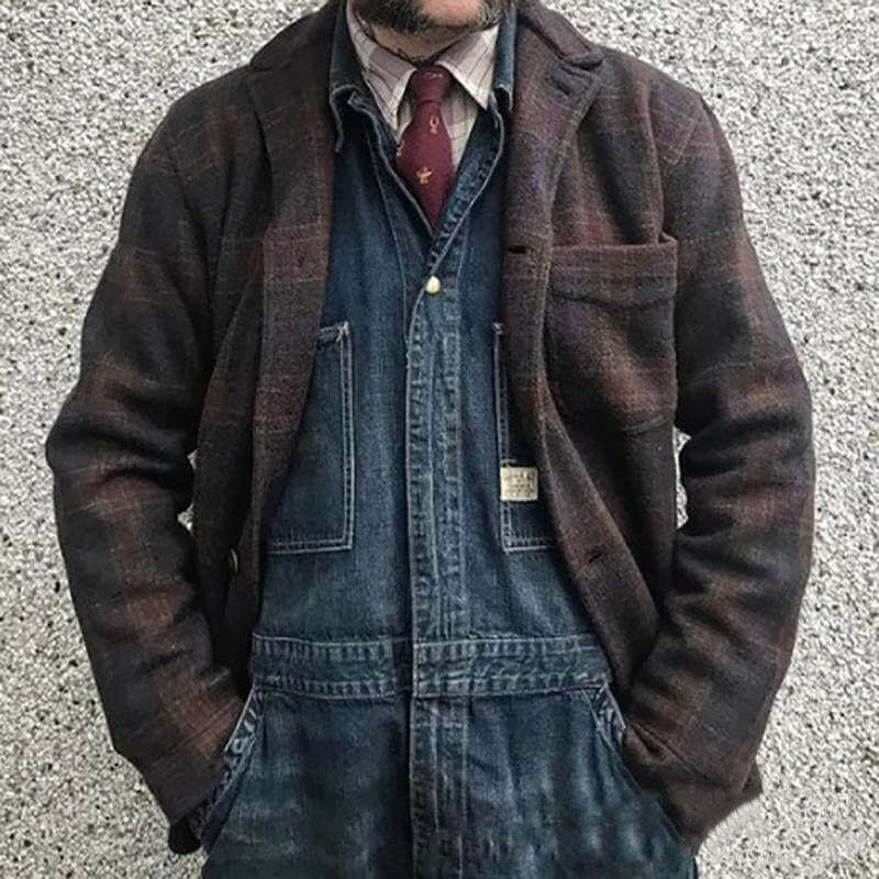 Men’s Loose Lapel Jacket For Casual Wear |  Youth Loose Jacket 