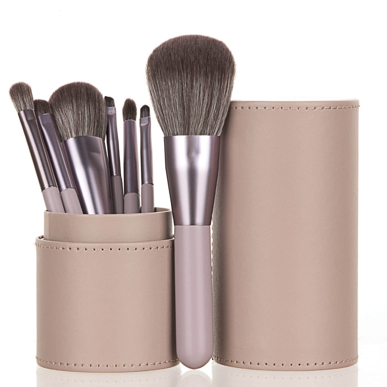 Mini Makeup Brush Set 7 Pieces | Affordable Portable Makeup Brush Kit