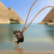 Unique Egyptian Queen Pharaoh Pendant Necklace