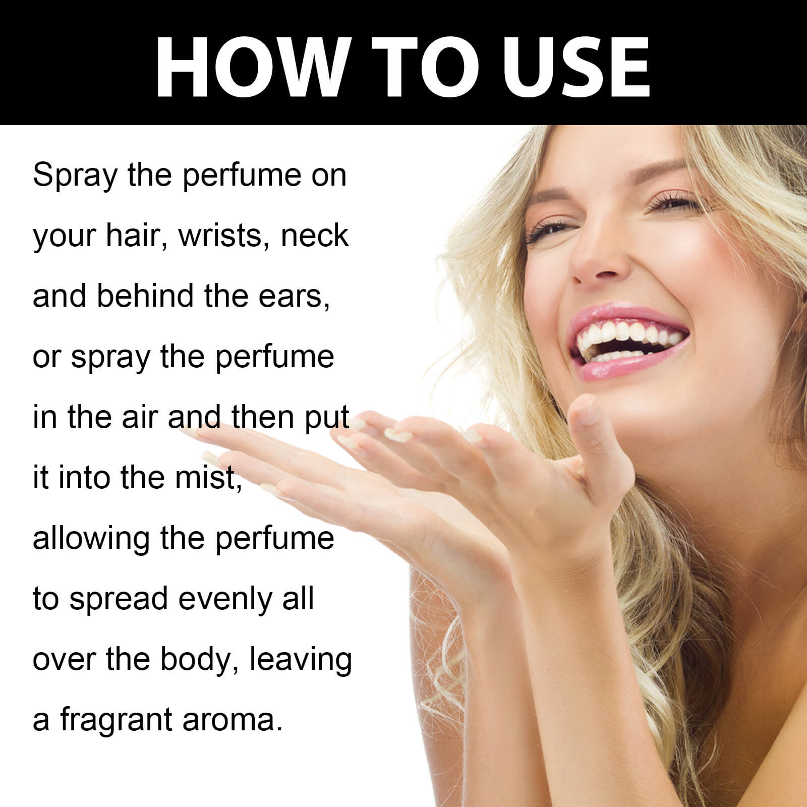 Natural Fragrance Spray For Sensitive Skin  Vanilla Jasmine Scent