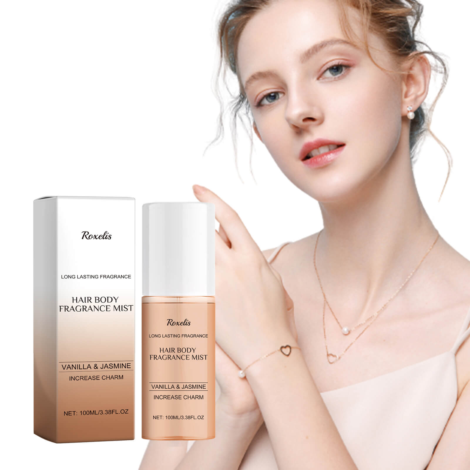 Natural Fragrance Spray For Sensitive Skin  Vanilla Jasmine Scent