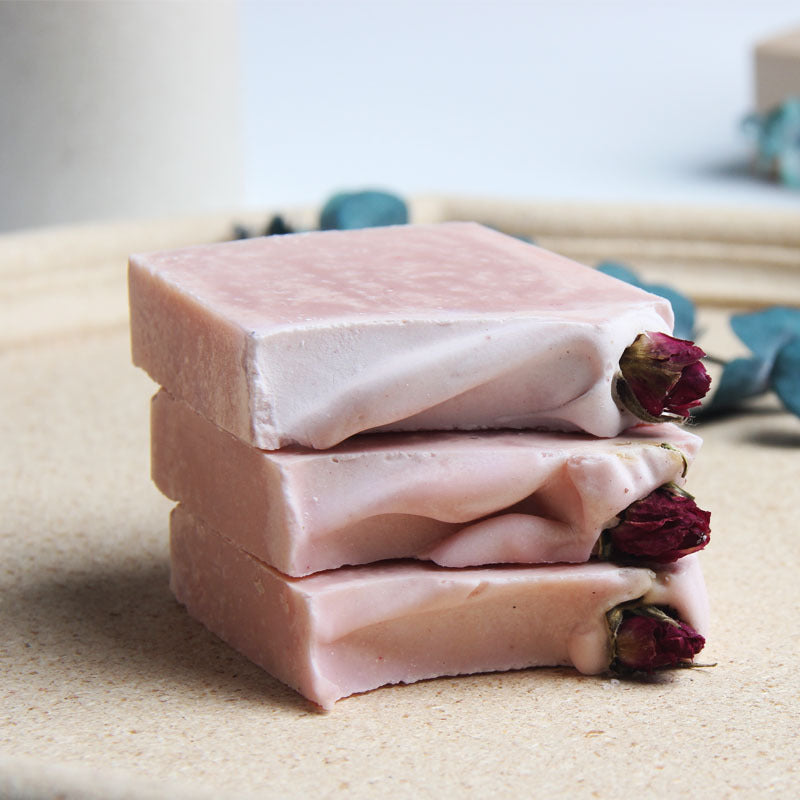 Natural Handmade Rose Oil Hand Soap | Rose Oil Face Washing Soap