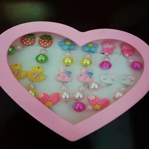 New Korean Fruit Children Ring Alloy | Cartoon Fruit Ring Alloy