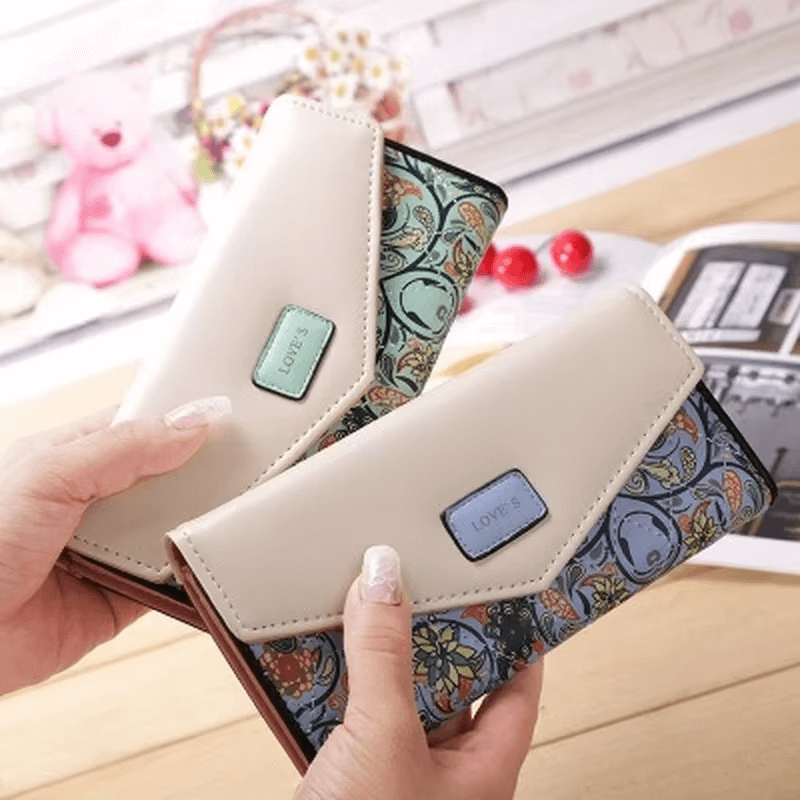 PU Leather 3-fold Wallet For Women | Women’s Organizer Wallet