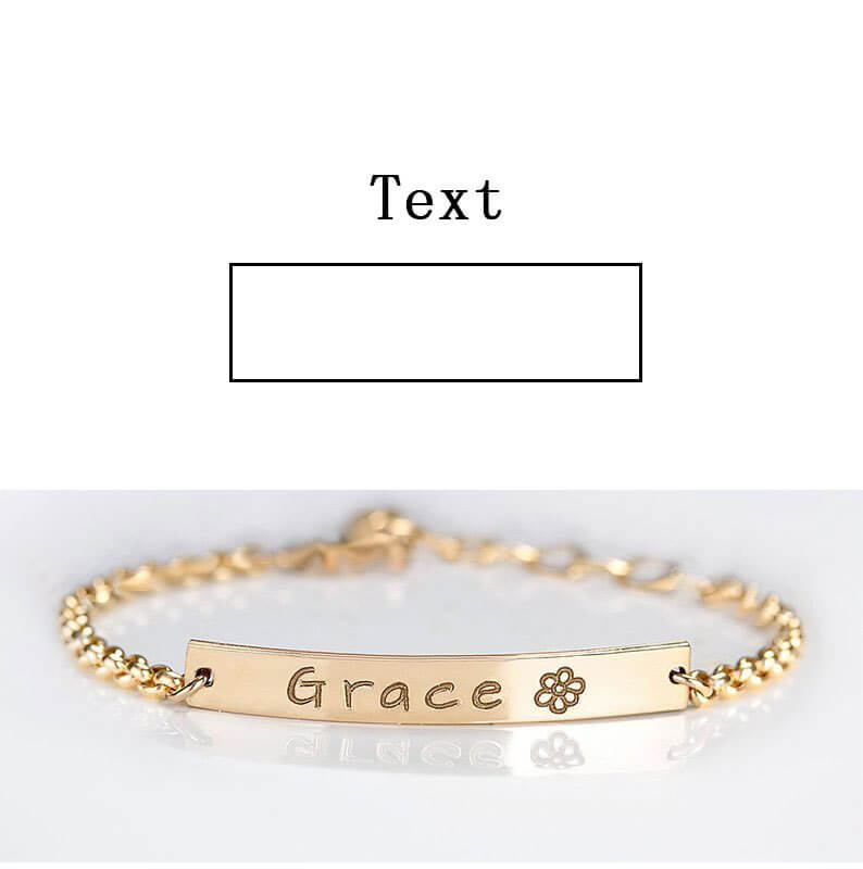 Personalized Name Bracelet For Kids | Children’s Engraved Jewelry