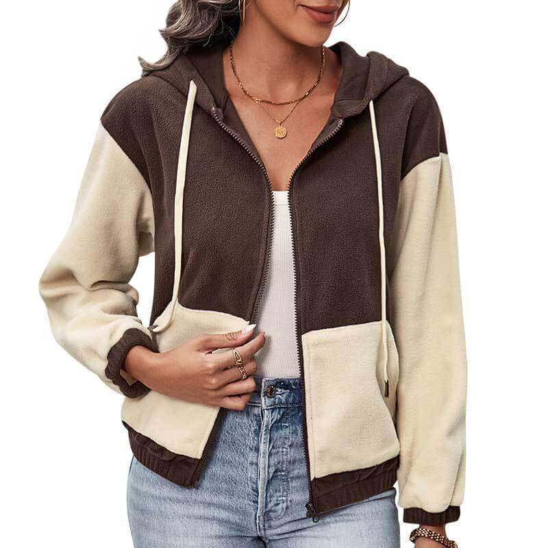 Polar Fleece Zipper Cardigan |  Women's Polar Fleece Jacket