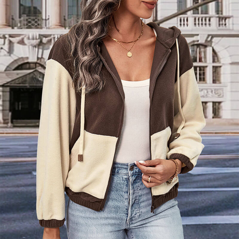 Polar Fleece Zipper Cardigan |  Women's Polar Fleece Jacket