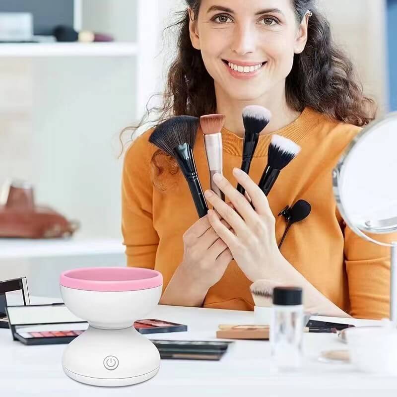 Portable USB Electric Makeup Cleaner Machine Automatic | Makeup Brush