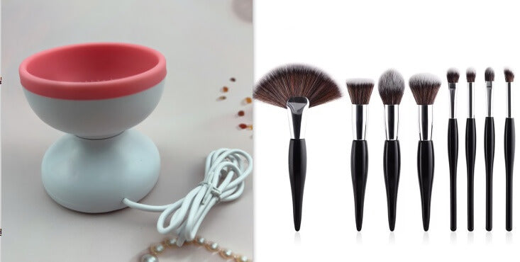 Portable USB Electric Makeup Cleaner Machine Automatic | Makeup Brush
