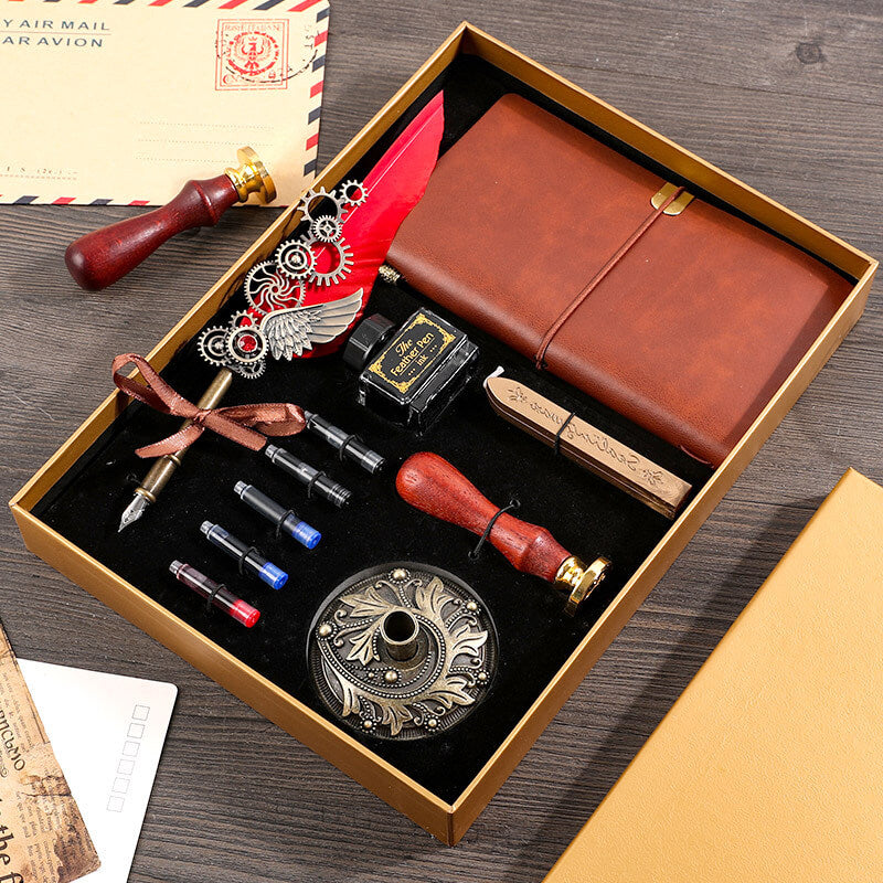 Premium Vintage Note Book Set For Gifting | Creative Journaling Gift