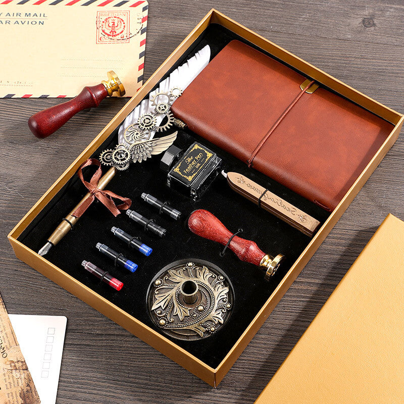 Premium Vintage Note Book Set For Gifting | Creative Journaling Gift