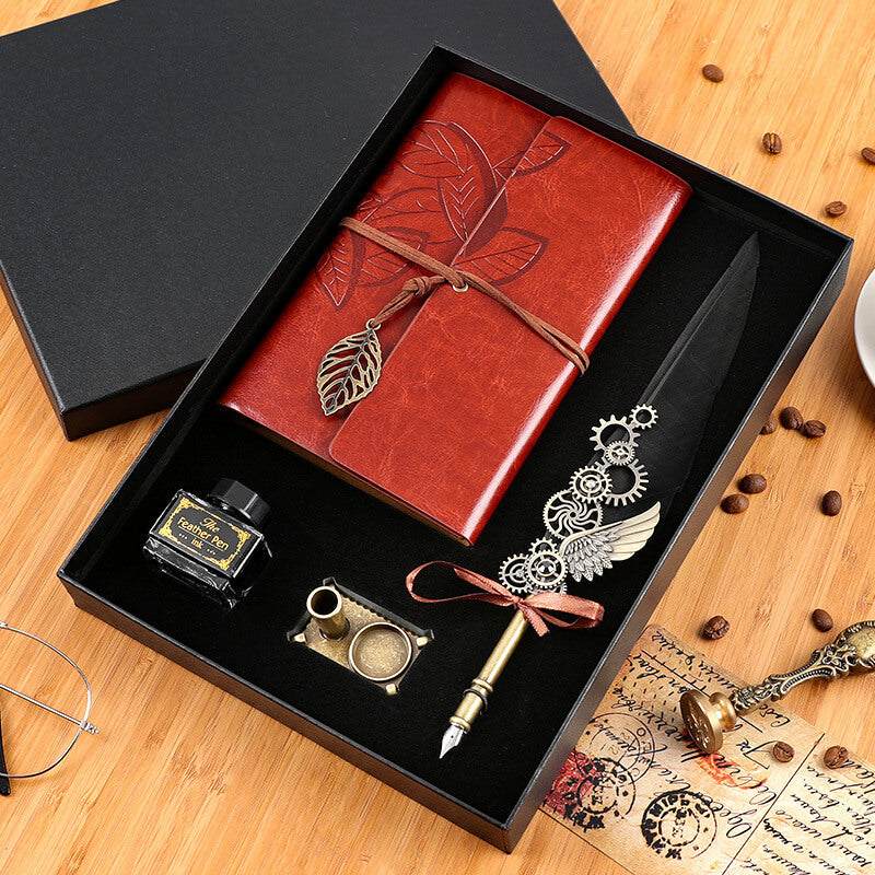 Premium Vintage Note Book Set For Gifting | Creative Journaling Gift