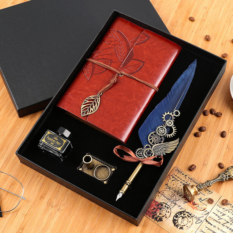 Premium Vintage Note Book Set For Gifting | Creative Journaling Gift
