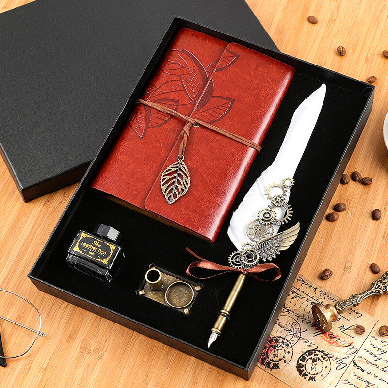 Premium Vintage Note Book Set For Gifting | Creative Journaling Gift