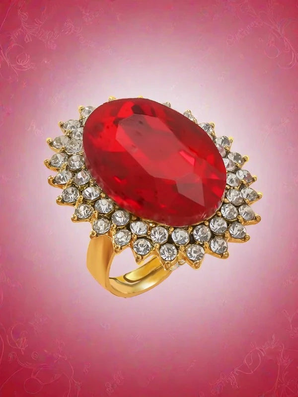 Red Sapphire Color Ring