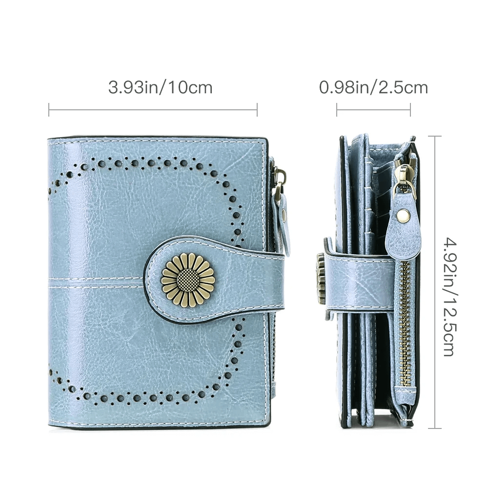 RFID Blocking Wallet Women | Genuine Leather Wallet For Women
