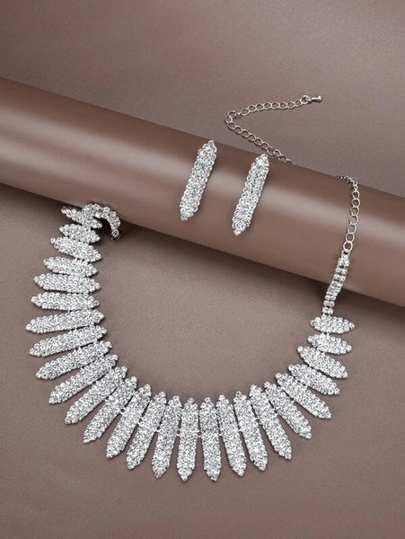 Rhinestone Jewelry Set