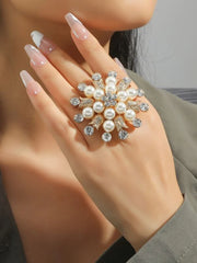 Pearl & Rhinestone Ring