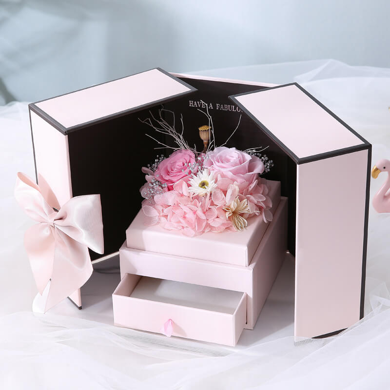 Reusable Luxury Flower Box Packaging | Tanabata Flower Gift